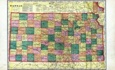 Kansas State Map, Riley County 1909